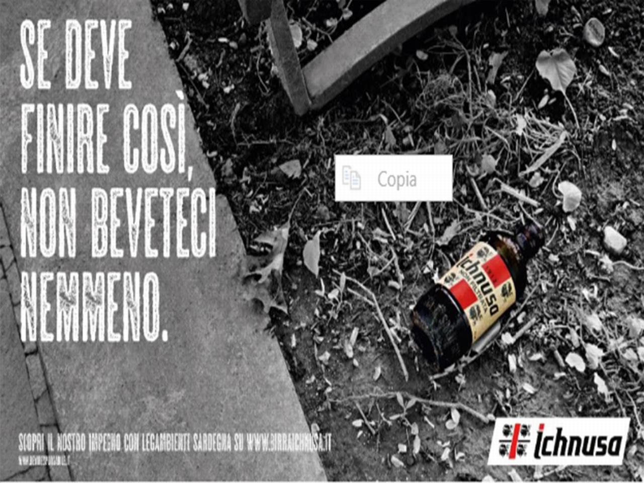 Sostenibilità, spot Ichnusa contro chi sporca e per dire no all ...